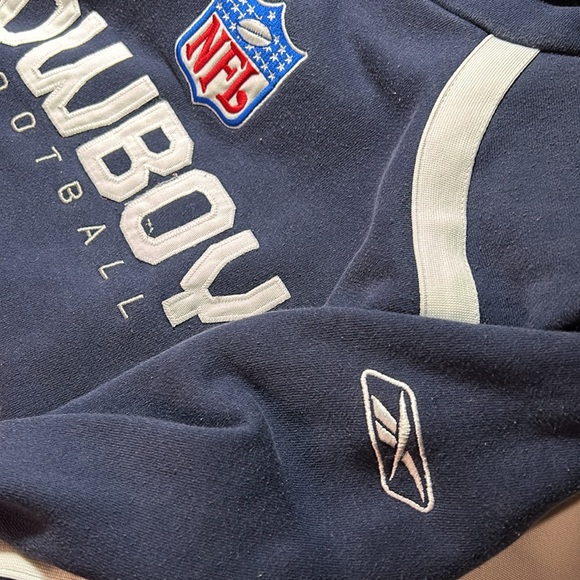 Dallas Cowboys NFL authentic sideline by RBK! Hooded sweatshirt. Gently worn. - Picture 6 of 6